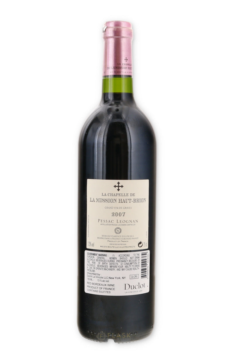 La Chapelle De La Mission Haut Brion 2007