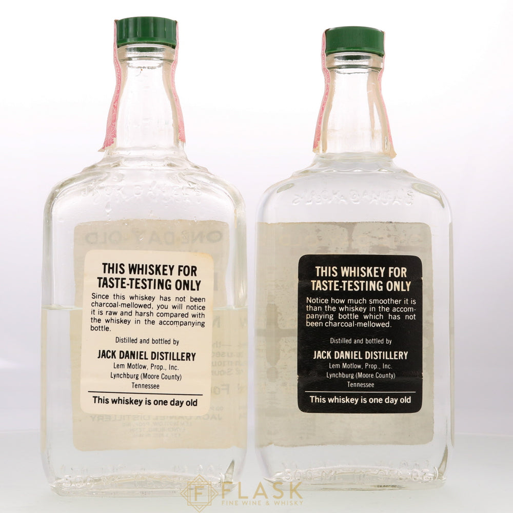 Jack Daniel's Before & After Charcoal Mellowing One Day Old Whiskey Set 90 Proof / 2 x 500ml Bottles - Flask Fine Wine & Whisky