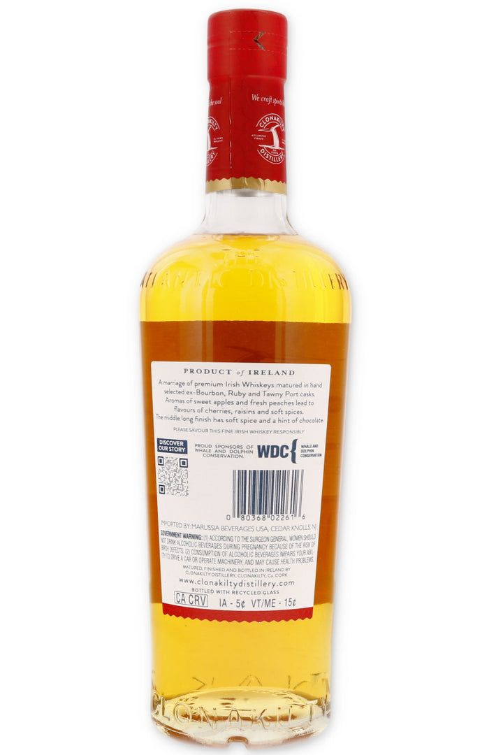 Clonakilty Irish Whiskey Port Cask 87.2 proof