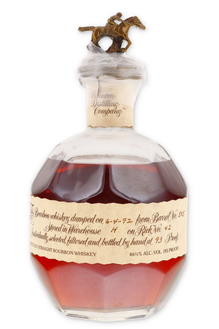 Blantons Bourbon Bottled 6/4 1992 - Flask Fine Wine & Whisky