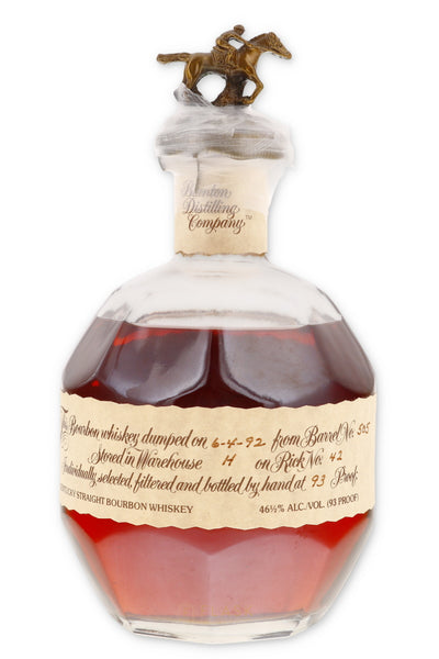Blantons Bourbon Bottled 6/4 1992 - Flask