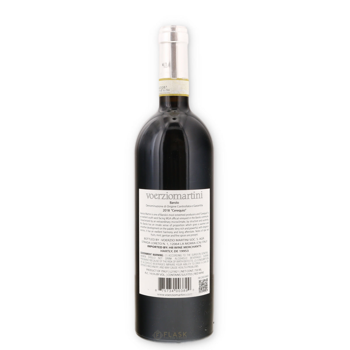 Gianni Voerzio Martini Barolo Cerequio 2018 | Flask Wines