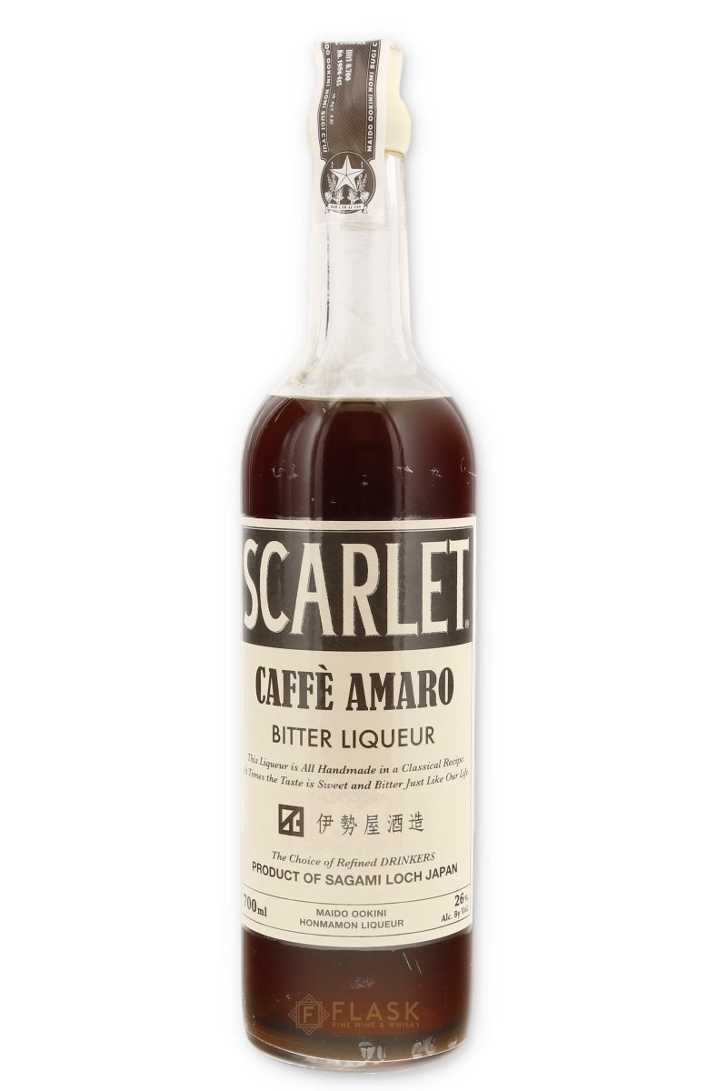 Scarlet Caffe Amaro Bitter Liqueur 700ml - Flask Fine Wine & Whisky