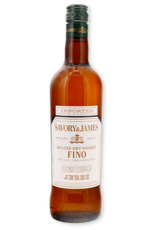 Savory & James Jerez Deluxe Fino Sherry 750ml - Flask Fine Wine & Whisky