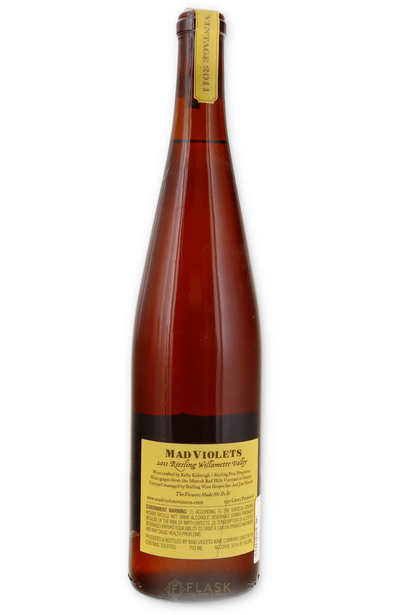 Mad Violets Willamette Valley Riesling 2011 750ml