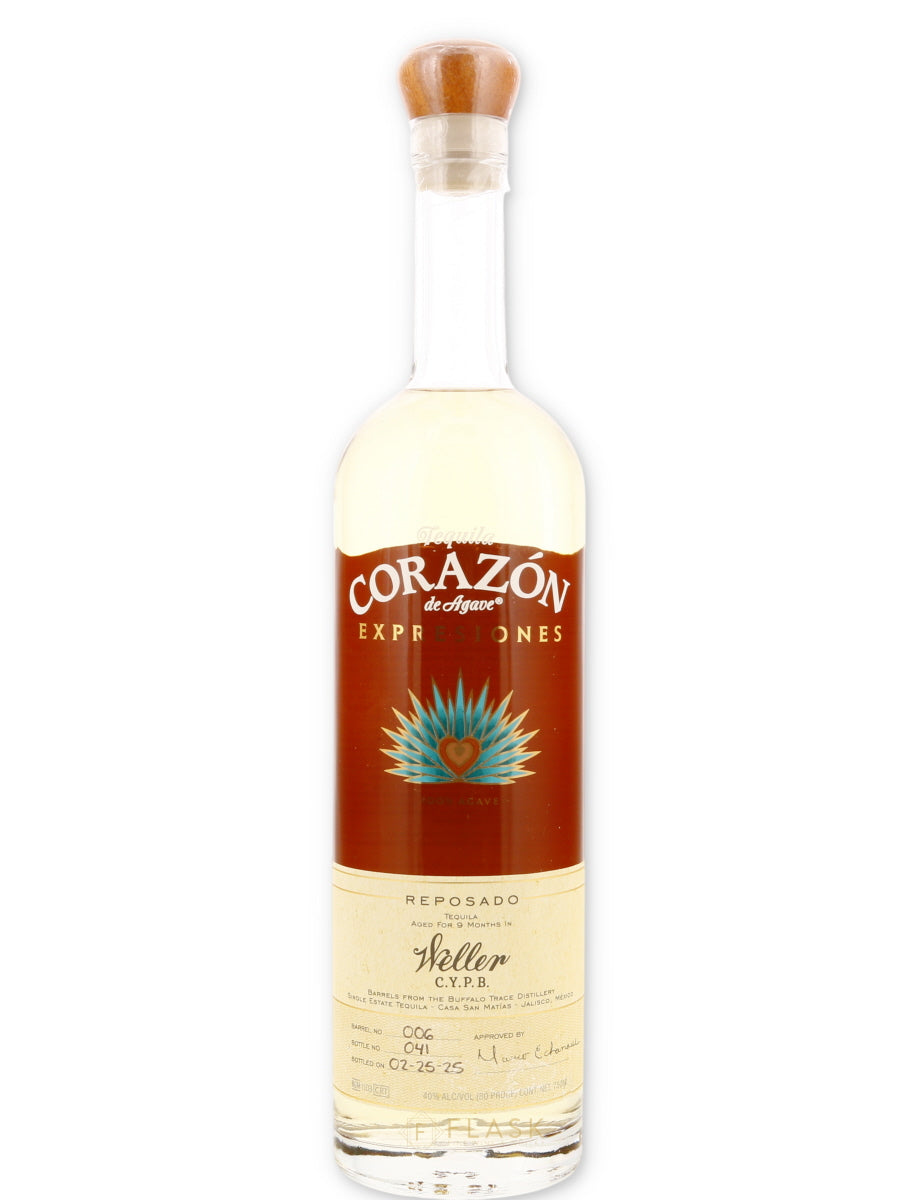 Corazon Expresiones Weller CYPB Reposado Tequila 750ml - Flask Fine Wine & Whisky