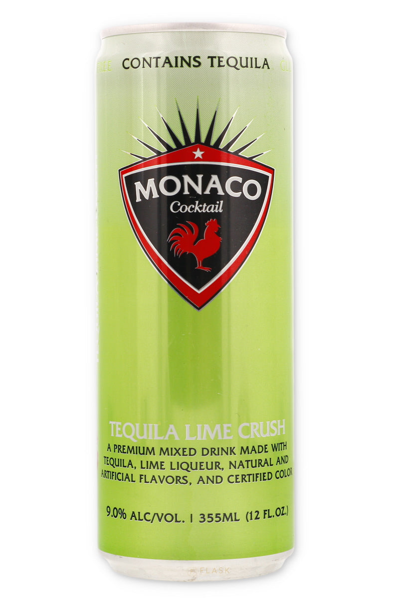 Monaco Coctail Tequila Lime Crush 12pz Can - Flask Fine Wine & Whisky