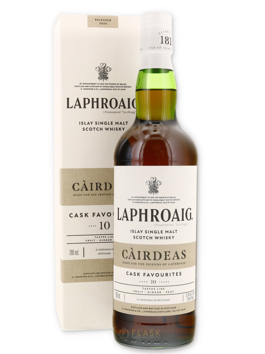 Laphroaig Cairdeas 2024 Release Cask Favourites 10 Year Old Single Malt Scotch Whisky - Flask Fine Wine & Whisky