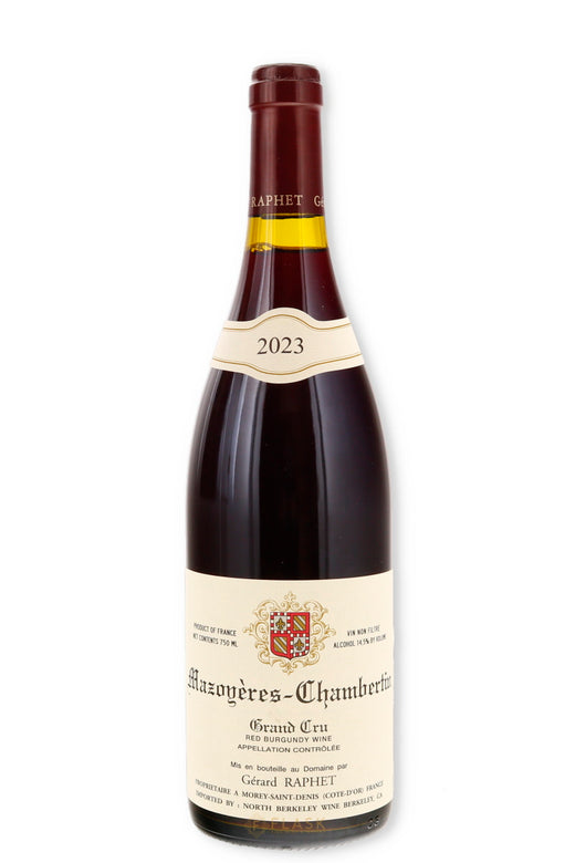 Gerard Raphet Mazoyeres Chambertin Grand Cru 2023 - Flask Fine Wine & Whisky