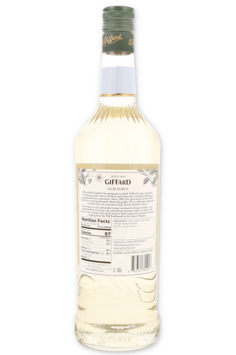 Giffard Gomme Syrup 1 Liter
