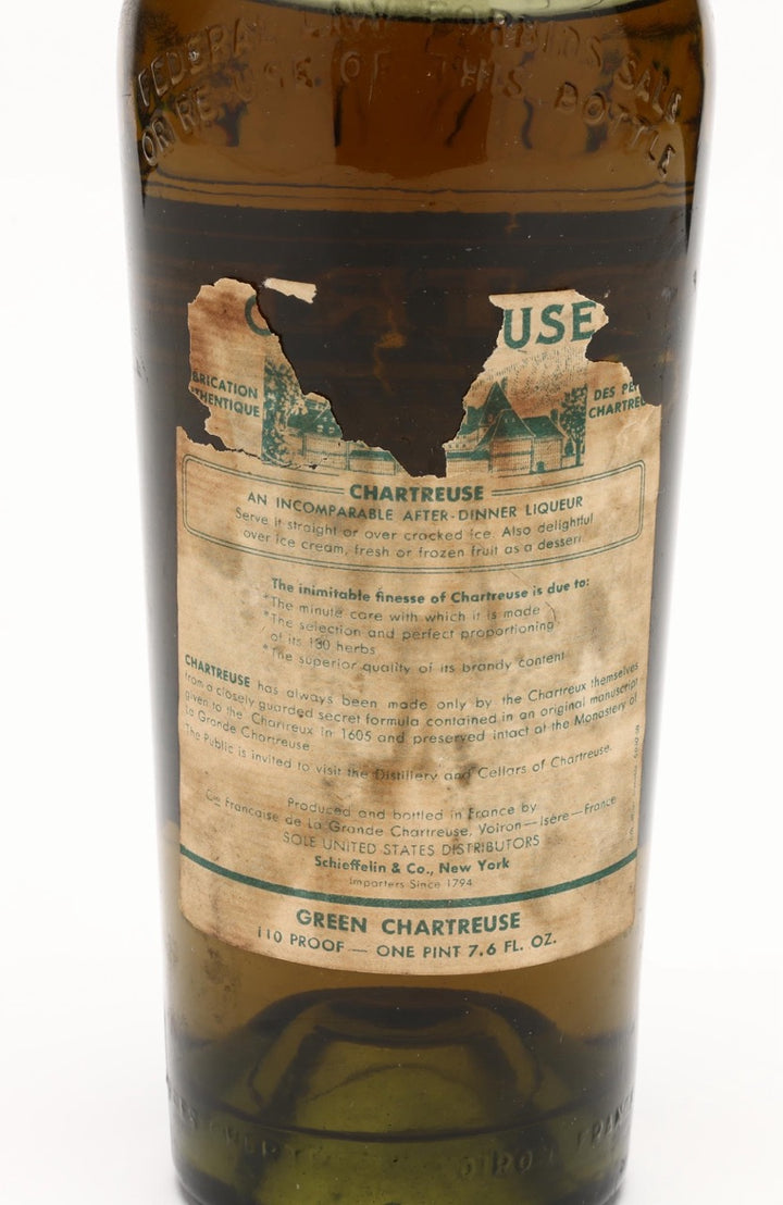 Chartreuse Green Verte Voiron 1956-1964 700ml