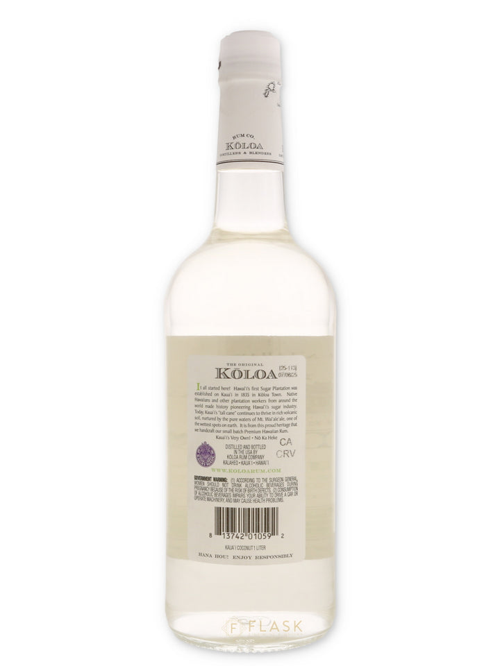 Koloa Kauai Coconut Rum 1 Liter - Flask Fine Wine & Whisky