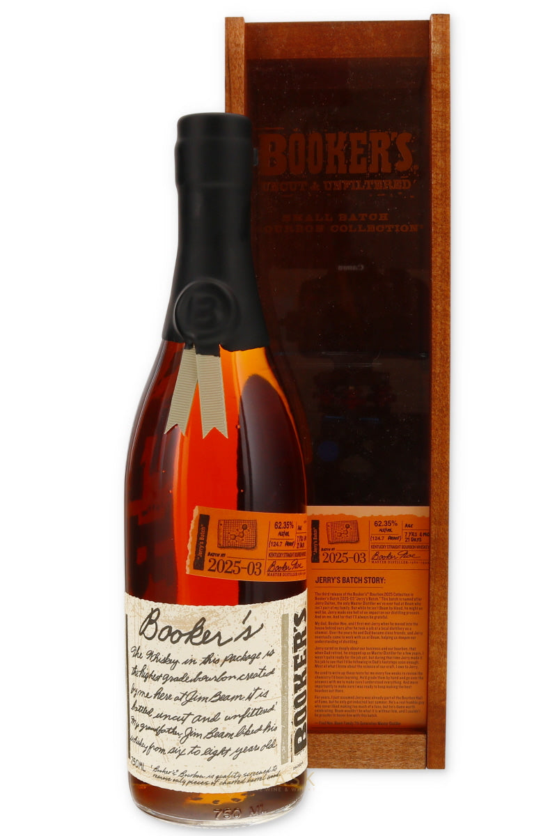 Bookers Bourbon 2025-03 Jerrys Batch 124.7 proof - Flask Fine Wine & Whisky