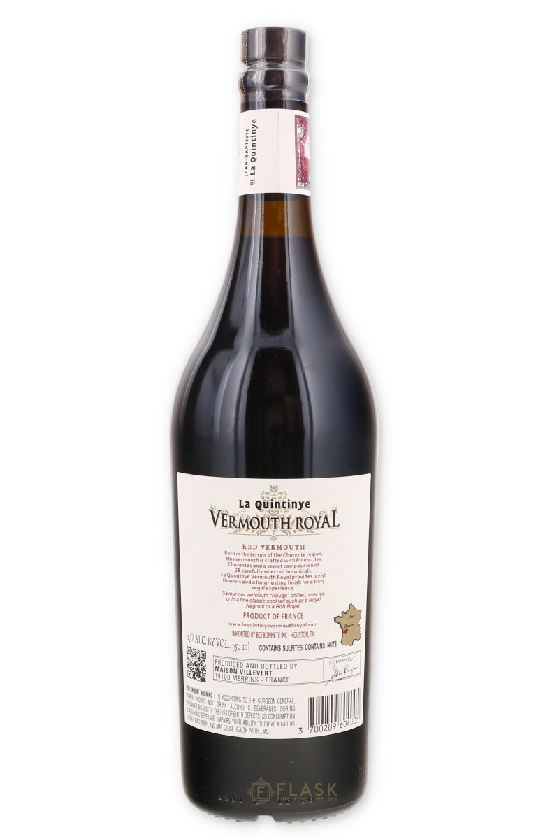 La Quintinye Vermouth Royal Rouge 750ml - Flask Fine Wine & Whisky