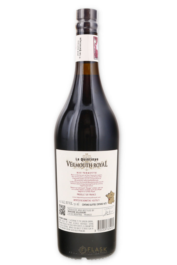 La Quintinye Vermouth Royal Rouge 750ml - Flask Fine Wine & Whisky