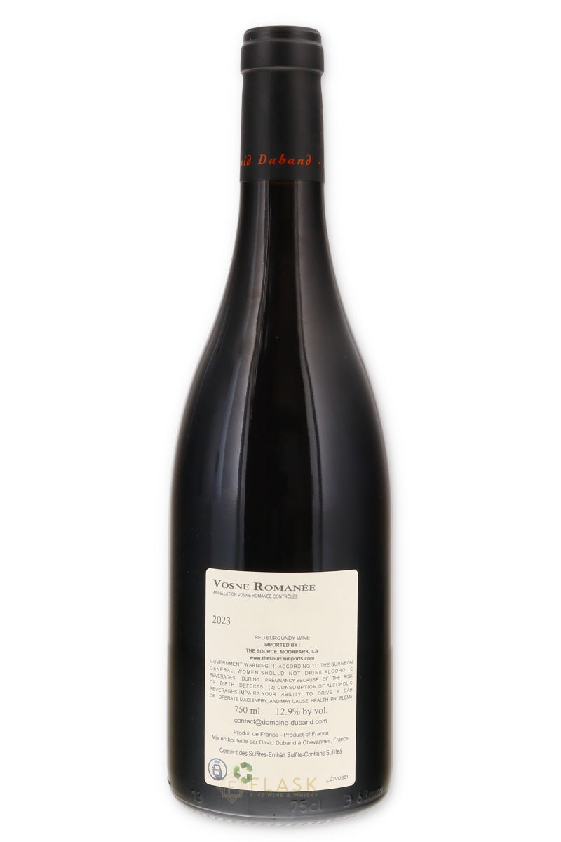 David Duband Vosne-Romanee 2023 - Flask Fine Wine & Whisky