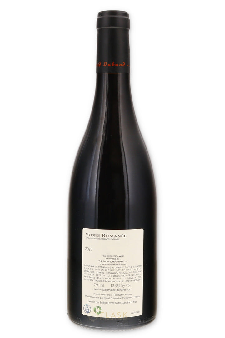 David Duband Vosne-Romanee 2023 - Flask Fine Wine & Whisky