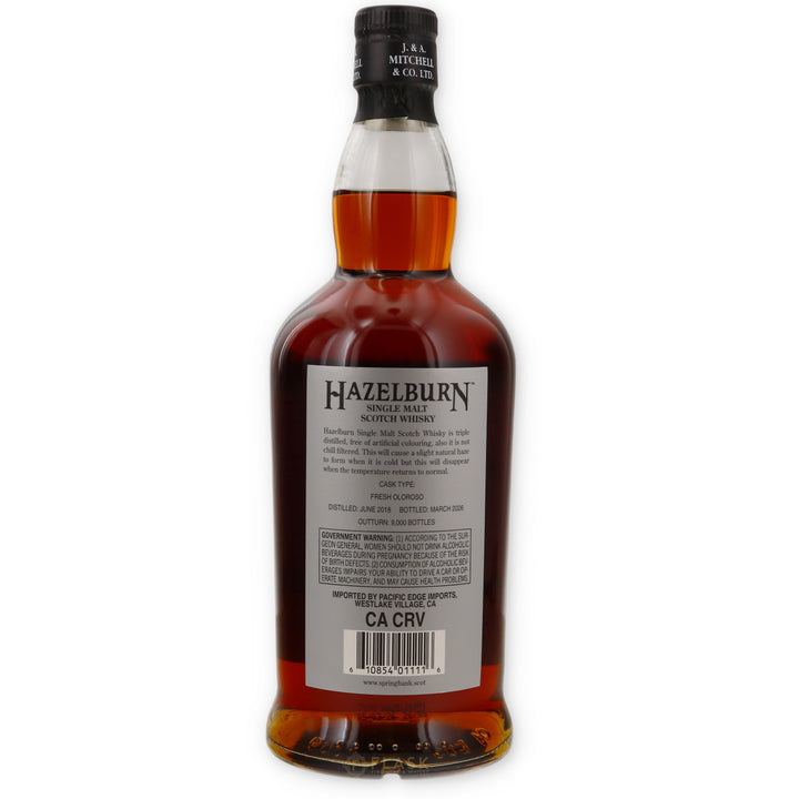 Hazelburn 7 Year Oloroso Cask Campbeltown Scotch 95.8 Proof