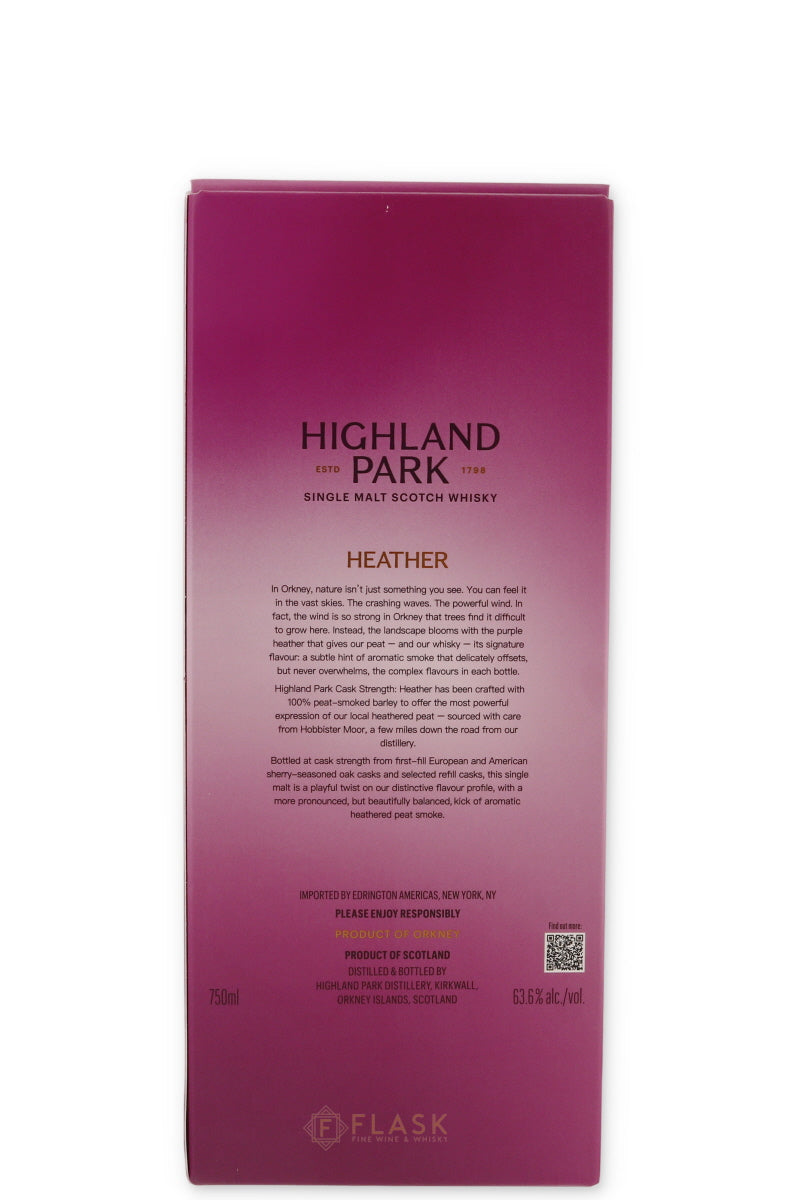 Highland Park Cask Strength Heather Single Malt Scotch
