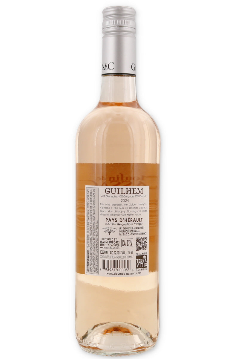 Moulin de Gassac Guilhem Rose 2024 - Flask