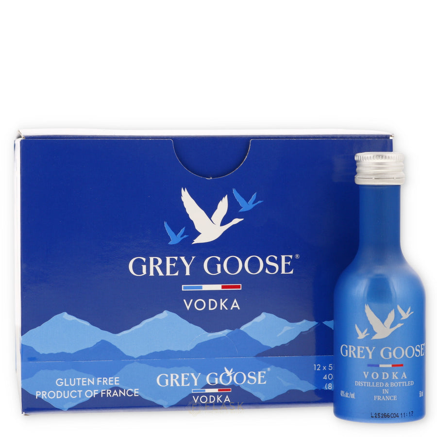 Grey Goose 50ml 12 Pack - Flask Fine Wine & Whisky