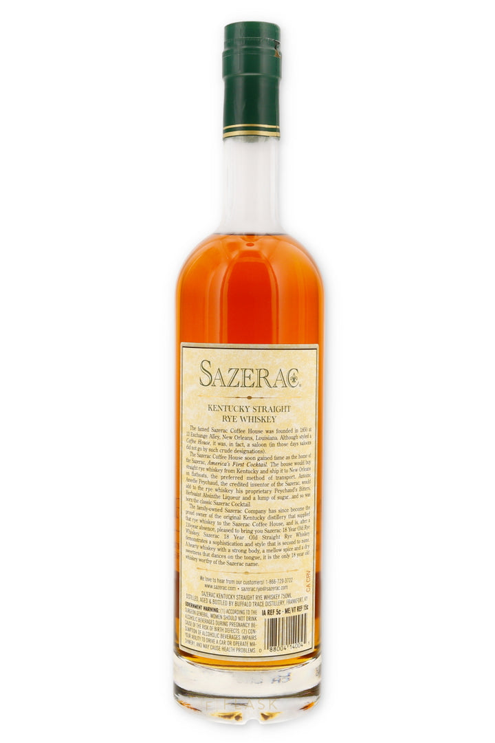 Sazerac 18 Year Old Rye Whiskey 2025 - Flask Fine Wine & Whisky