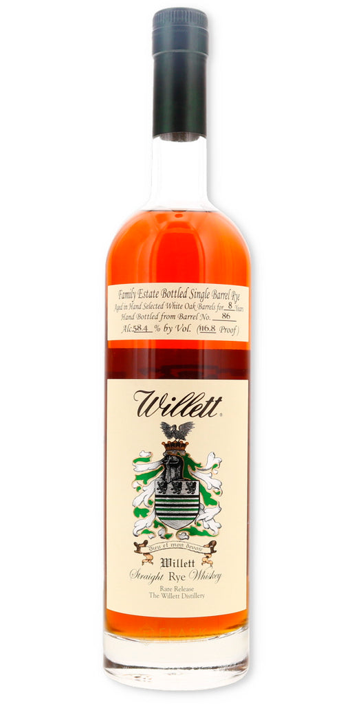 Willett Family Estate 8 Year Old Single Barrel Rye Whiskey #86 - Flask Fine Wine & Whisky