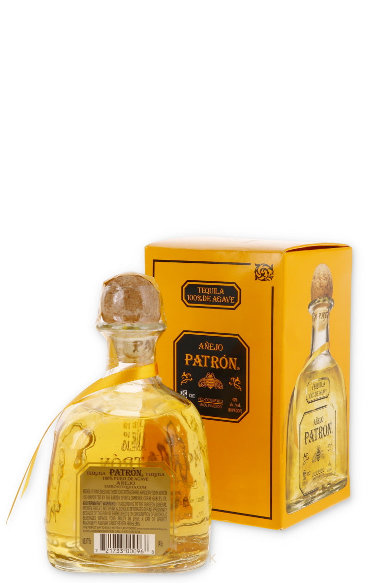 Patron Anejo Tequila 375ml - Flask Fine Wine & Whisky