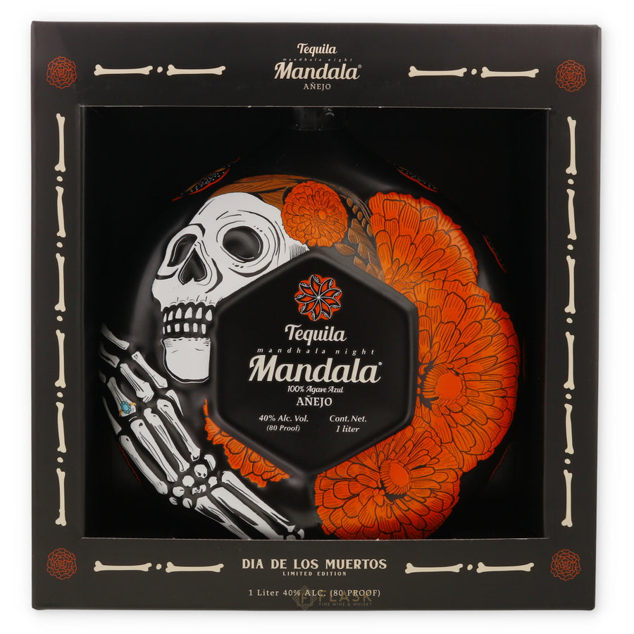 Mandala Tequila Anejo Dia de los Muertos Edition 2025 La Catrina (female) - Flask Fine Wine & Whisky