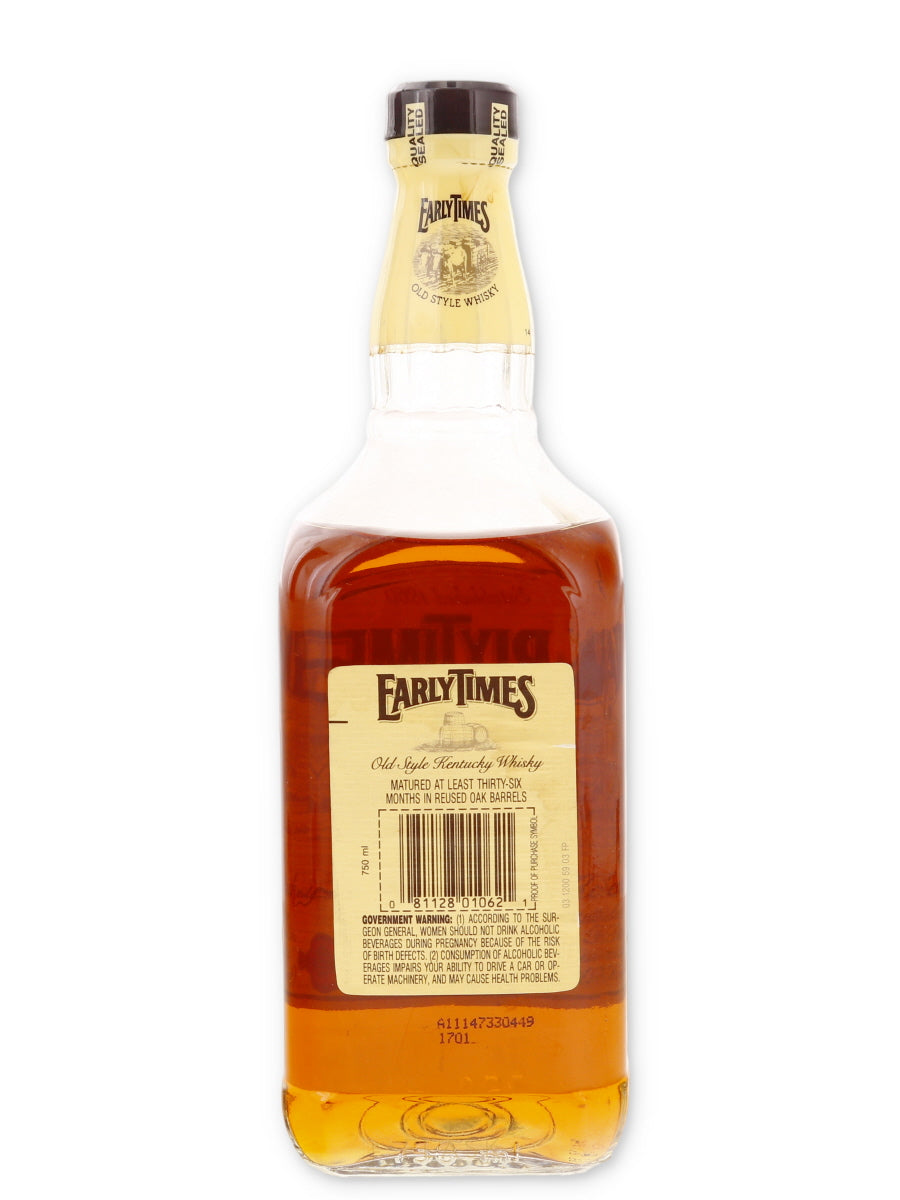 Early Times Old Style Kentucky Whisky White Label