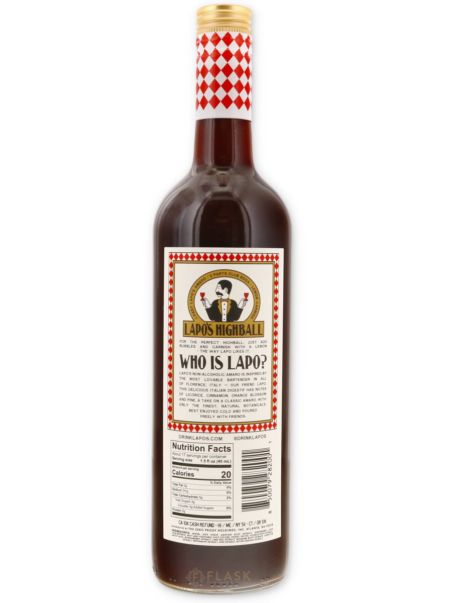 Lapos Non-Alcoholic Amaro 750ml