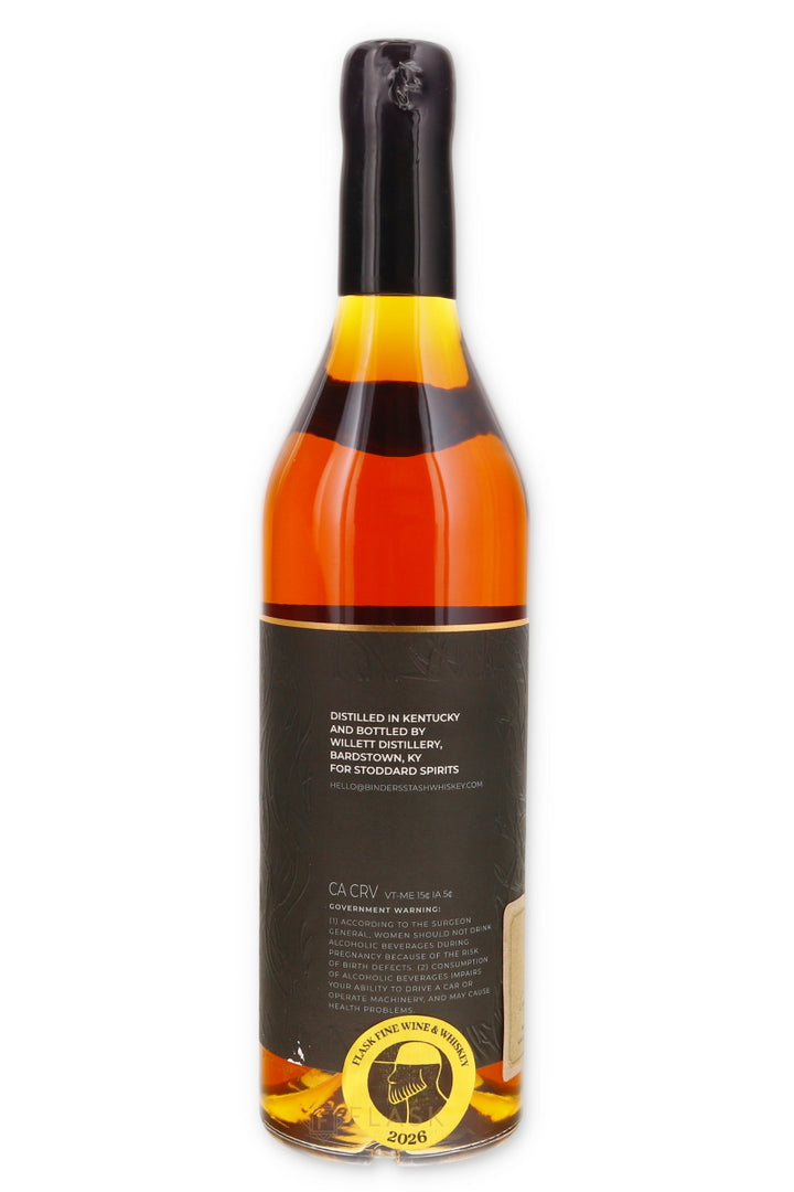 Binder’s Stash “Ceci n’est pas un Willett” Flask Private Single Barrel Bourbon 8 Year 124.4 Proof