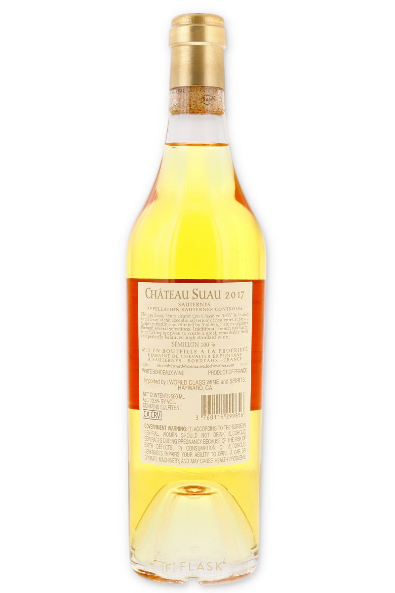 Chateau Suau Sauternes Barsac 2017 500ml