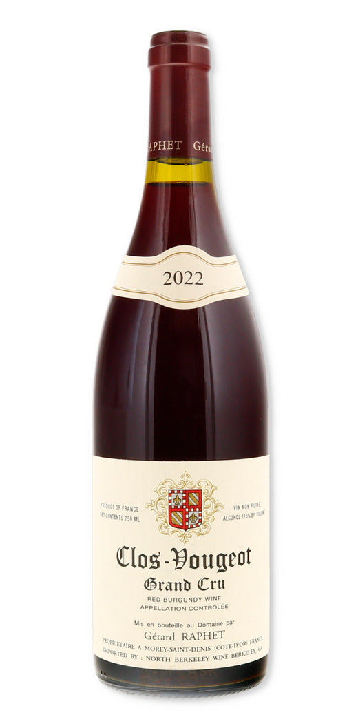 Gerard Raphet 2022 Clos Vougeot Grand Cru - Flask Fine Wine & Whisky