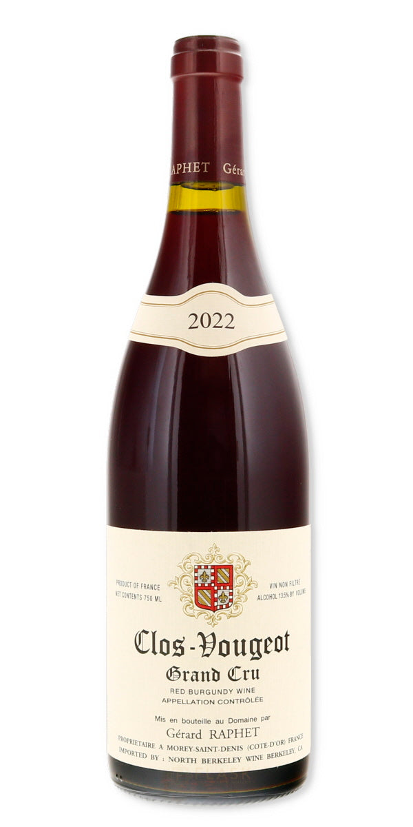 Gerard Raphet 2022 Clos Vougeot Grand Cru - Flask Fine Wine & Whisky