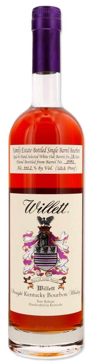 Willett Family Estate 14 Year Old Single Barrel Bourbon #3682 - Flask Fine Wine & Whisky
