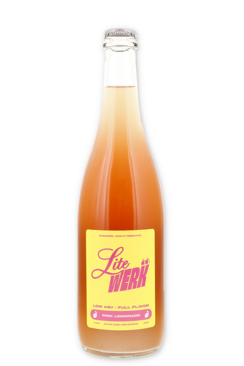 Wonderwerk Lite Werk Pink Lemonade Fruit Wine - Flask Fine Wine & Whisky