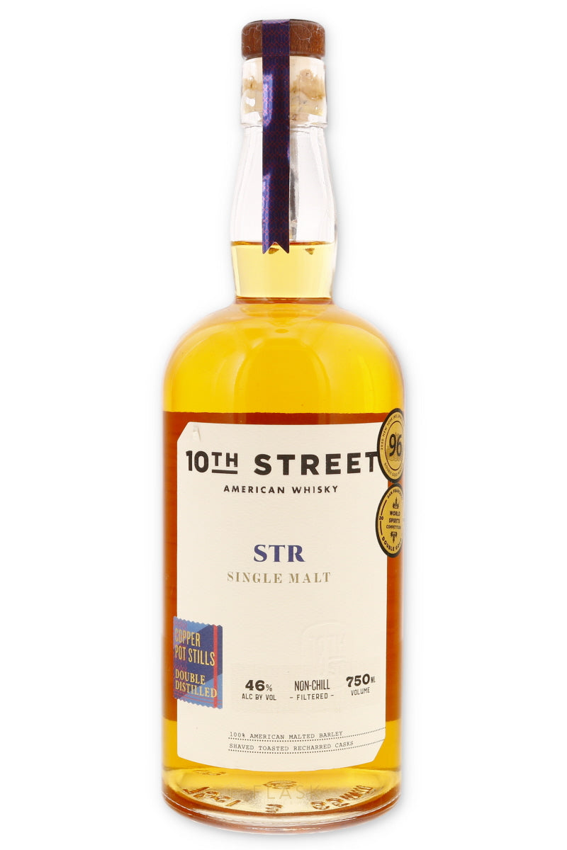 10th Street Distillery STR Unpeated American Single Malt Whisky 750ml - Flask Fine Wine & Whisky