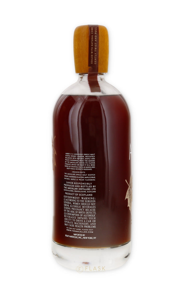 Macallan Amber Maple & Pecan Flavored Single Malt Scotch Whisky Liqueur
