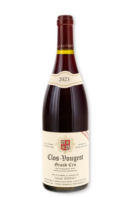 Gerard Raphet Clos Vougeot Grand Cru Vielles Vignes 2023 - Flask Fine Wine & Whisky