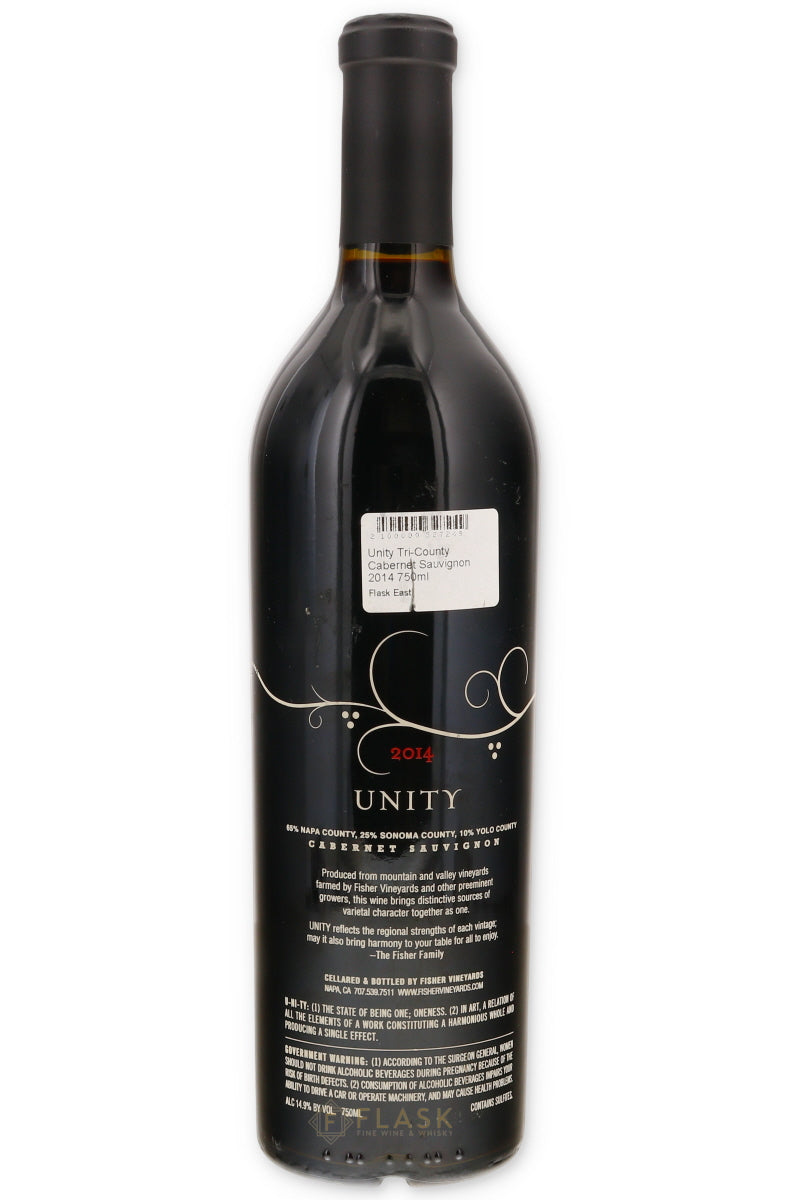 Unity Tri-County Cabernet Sauvignon 2014 750ml - Flask Fine Wine & Whisky