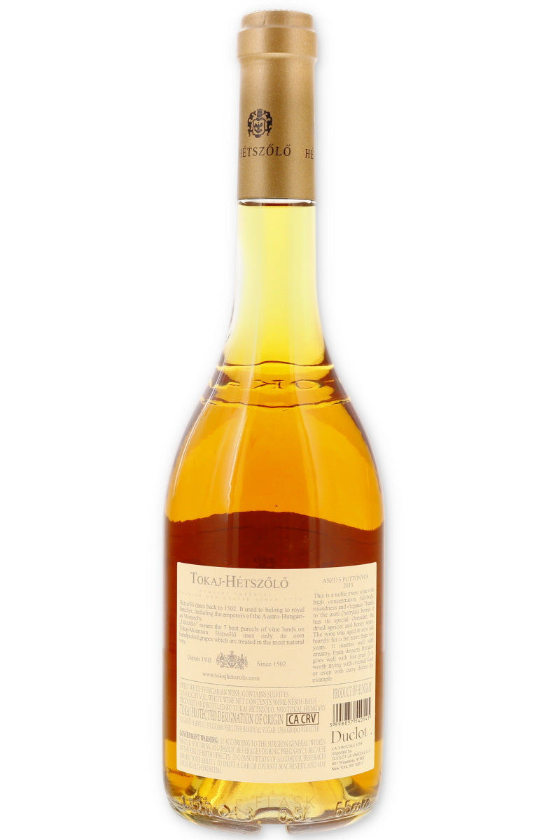 Hetszolo Tokaji Aszu 5 Puttonyos 2010 500ml