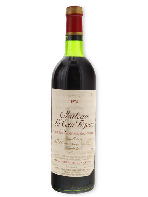 1978 Chateau La Tour Figeac Saint Emillon Grand Cru Classe - Flask Fine Wine & Whisky