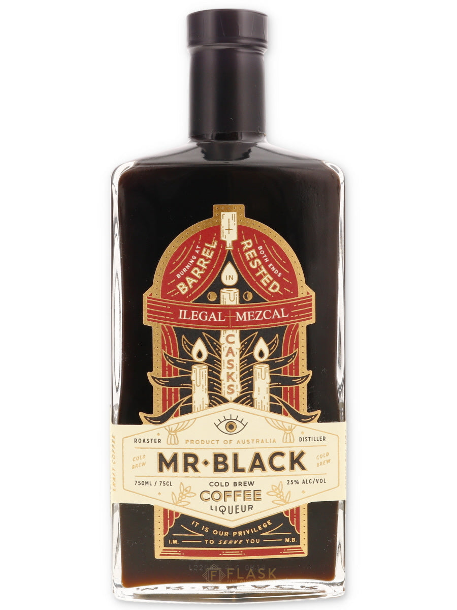 Mr Black Ilegal Mezcal Barrel Rested Cold Press-Brew Coffee Liqueur - Flask Fine Wine & Whisky
