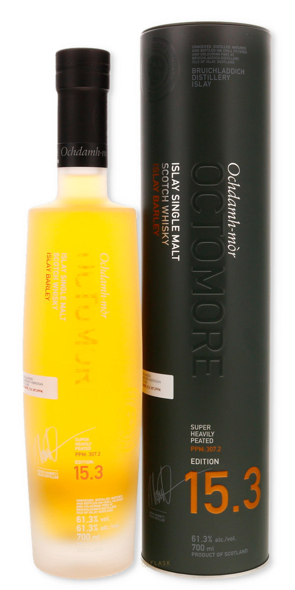 Bruichladdich Octomore Edition 15.3  Super Heavily Peated Single Malt Scotch Whisky