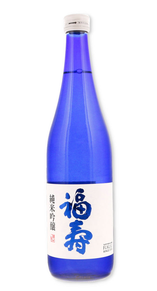 Fukuju Blue Label Junmai Ginjo Kobe Sake - Flask Fine Wine & Whisky
