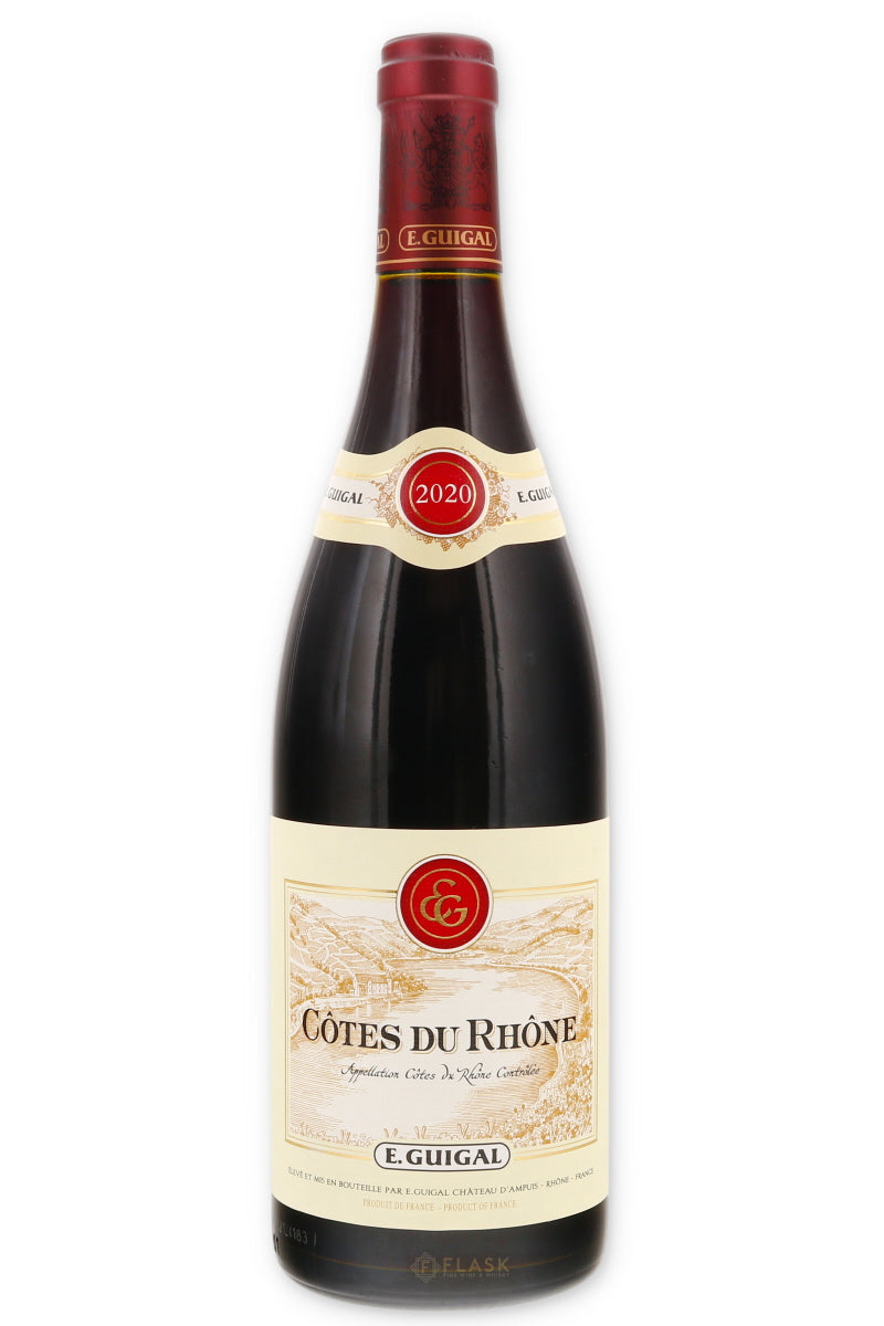 E Guigal Cotes du Rhone Rouge 2020 - Flask Fine Wine & Whisky