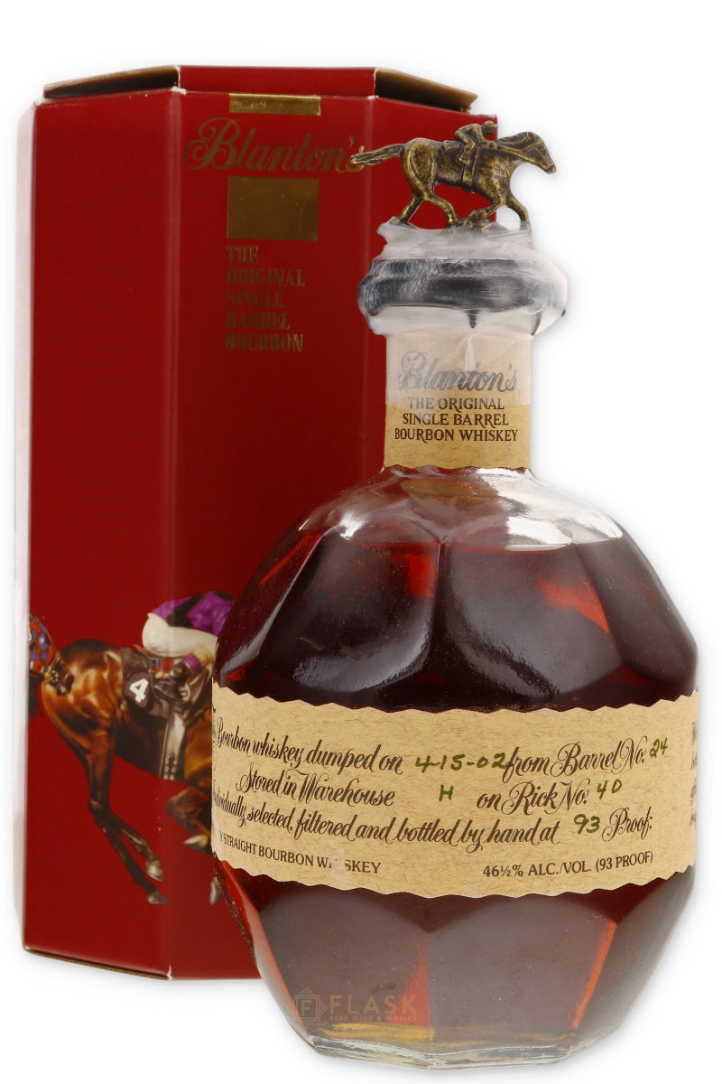 Blantons Bourbon Red Box Bottled 5/15 2002 - Flask Fine Wine & Whisky