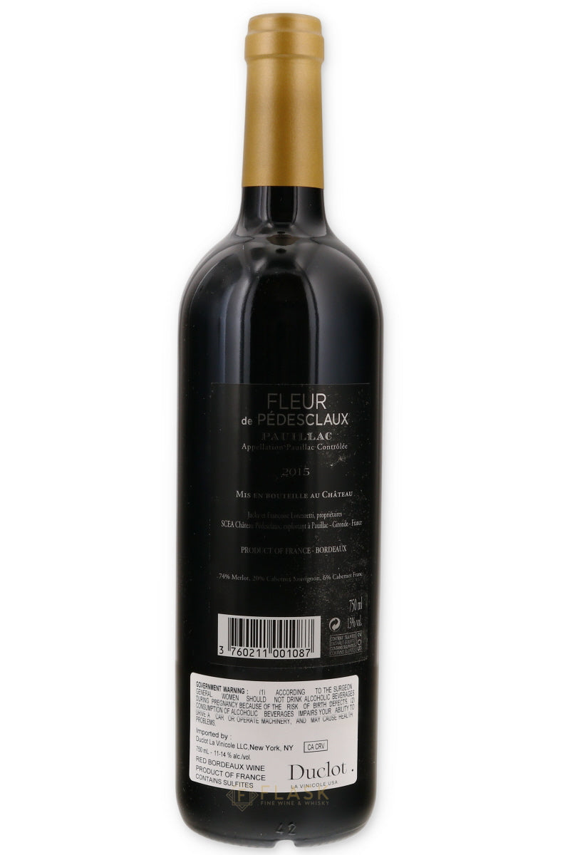 Fleur de Pedesclaux Pauillac 2015 - Flask Fine Wine & Whisky