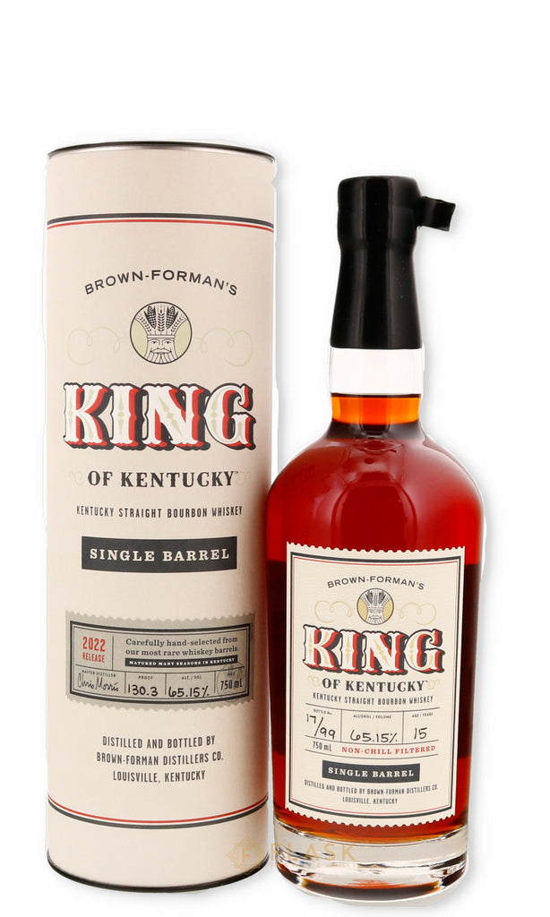 Brown Forman King of Kentucky 15 Year Old Single Barrel Bourbon 2022 Release 130.3 Proof - Flask Fine Wine & Whisky